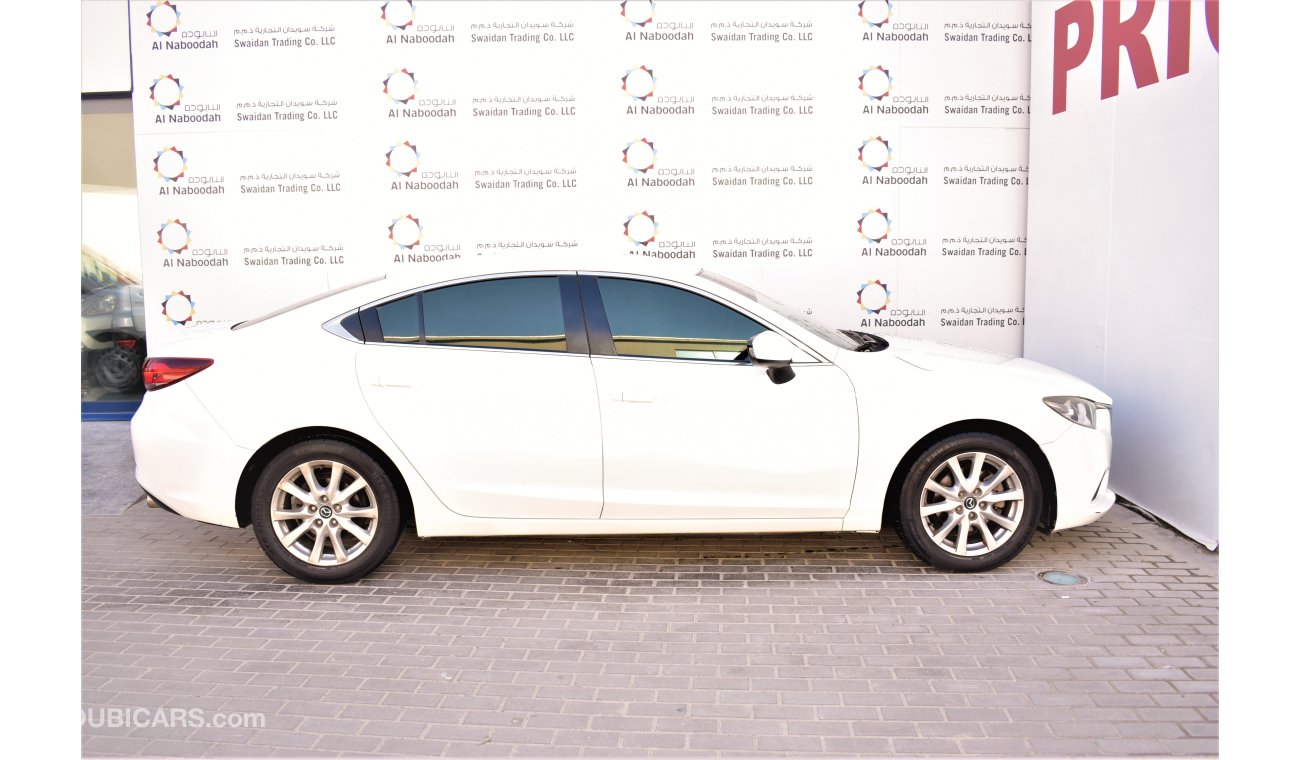 Mazda 6 AED 780 PM | 0% DP | S  2.5L 2015 GCC REAR CAMERA CRUISE CONTROL