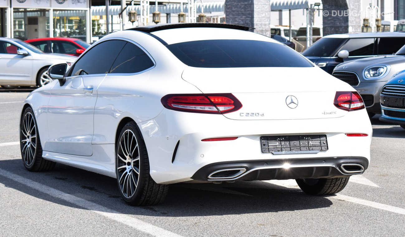 مرسيدس بنز C 220 COUPE AMG 4MATIC , DIESEL , 2.0