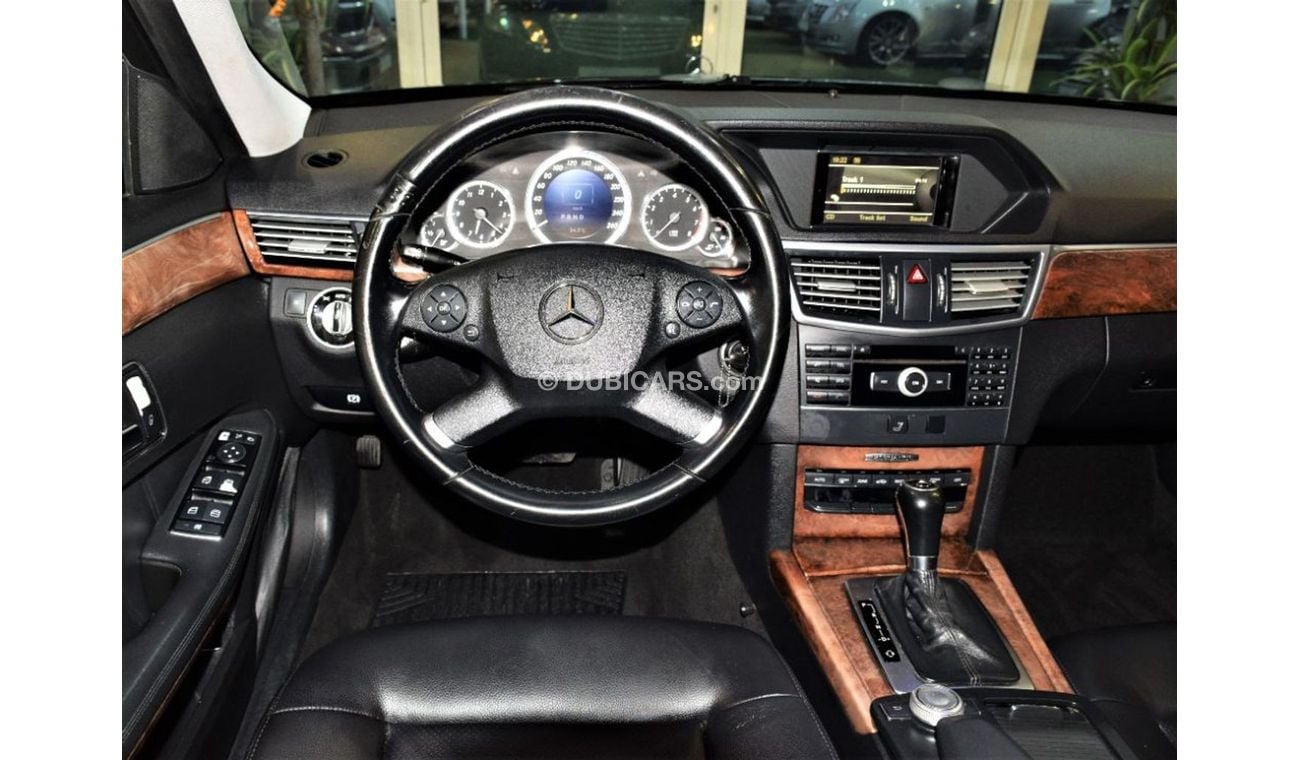 مرسيدس بنز E200 ONLY 135000 KM Mercedes Benz E200 2012 Model!! in Black Color! GCC Specs