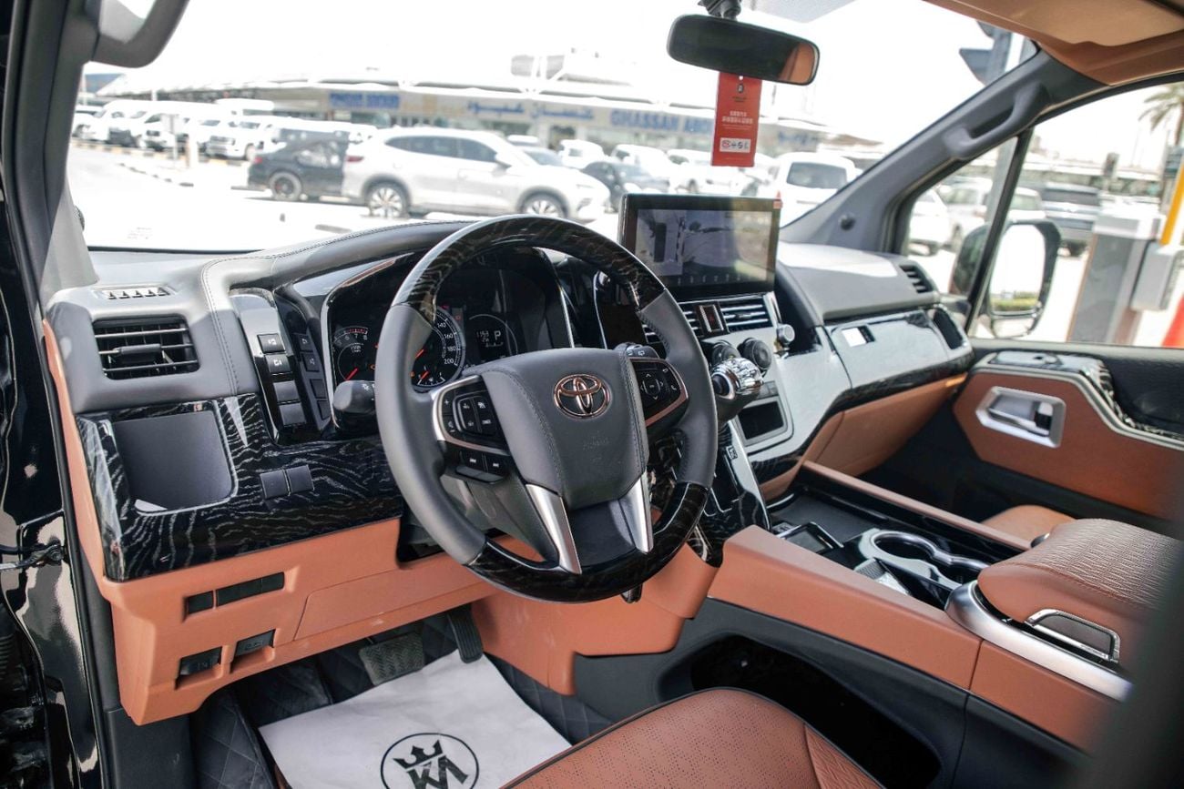 Toyota Hiace Alpha AL680 KMuller Edition 3.5L - Black Inside Brown | Export Only