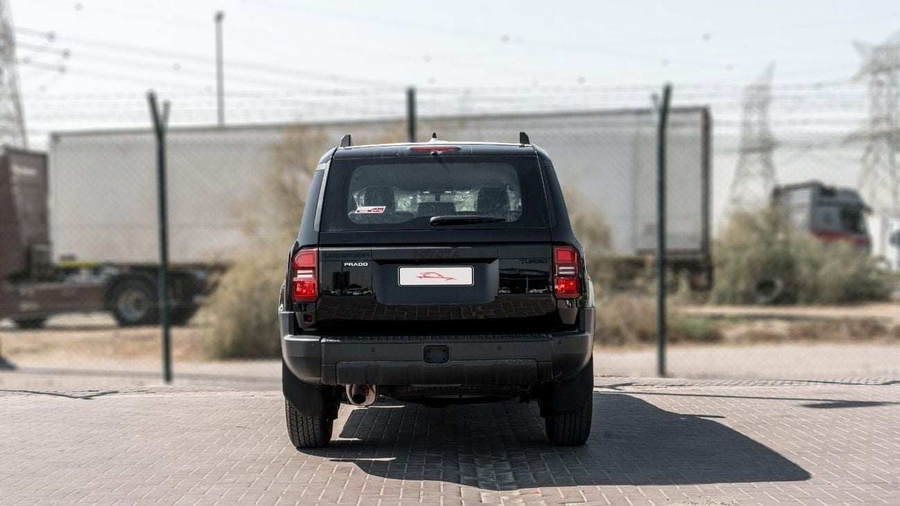 تويوتا برادو 2026 Toyota Prado TXR1 2.4.L AT Petrol – Black (With Alloy Wheel)
