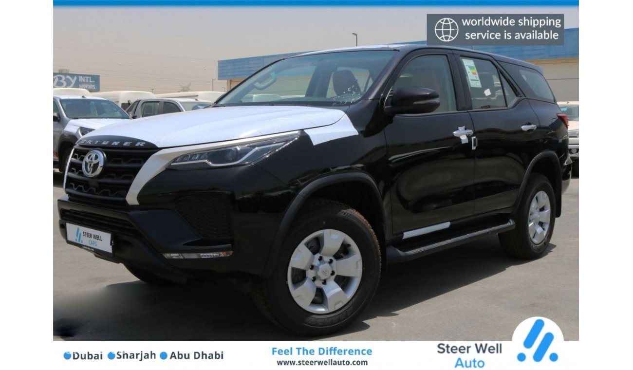 تويوتا فورتونر LOWEST PRICE 2023 |  2.4L DIESEL 4X4 , REAR A/C, CLIMATE CONTROL WITH GCC SPECS EXPORT ONLY