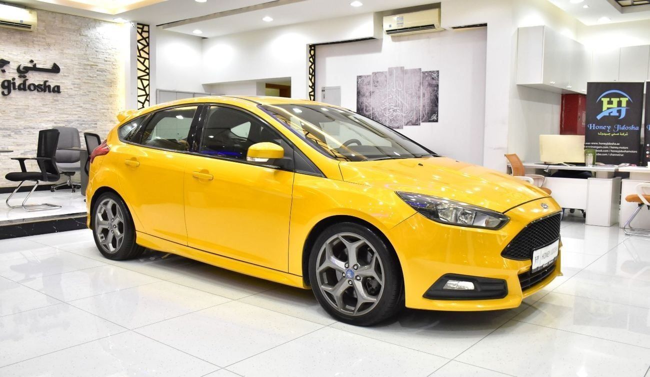 Ford Focus EXCELLENT DEAL for our Ford Focus ST ( 2016 Model ) in Yellow Color GCC Specs