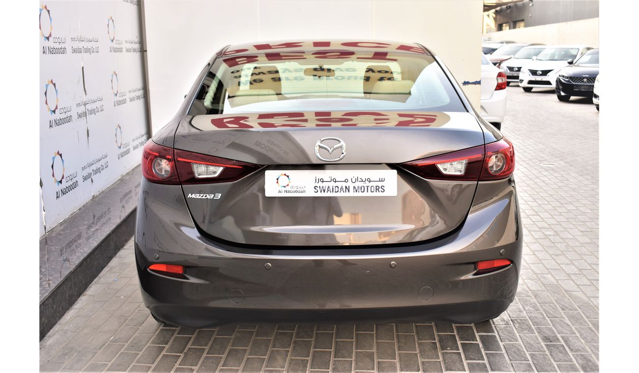 Mazda 3 AED 879 PM | 1.6L S GCC DEALER WARRANTY