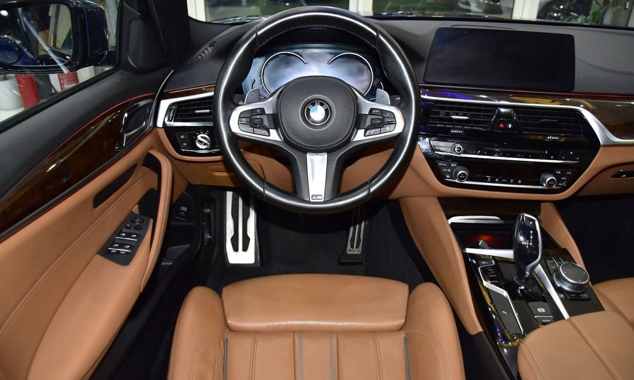 BMW 530i EXCELLENT DEAL for our BMW 530i M-Kit ( 2017 Model ) in Blue Color GCC Specs