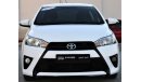 Toyota Yaris SE Toyota Yaris 2016 GCC in excellent condition without accidents, very clean from inside and outsid