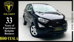 Ford EcoSport LIMITED + LEATHER SEAT + NAVIGATION + CAMERA / GCC / 2018 / SERVICE CONTRACT: 28/1/2023 / 590 DHS PM