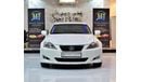 Lexus IS300 EXCELLENT DEAL for our LEXUS IS300 ( 2007 Model! ) in White Color! GCC Specs