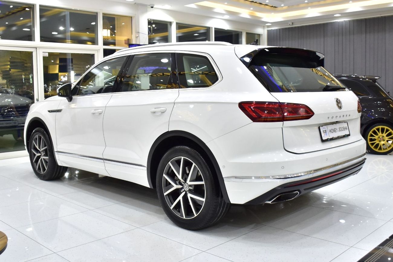Volkswagen Touareg EXCELLENT DEAL for our Volkswagen Touareg ( 2019 Model ) in White Color GCC Specs