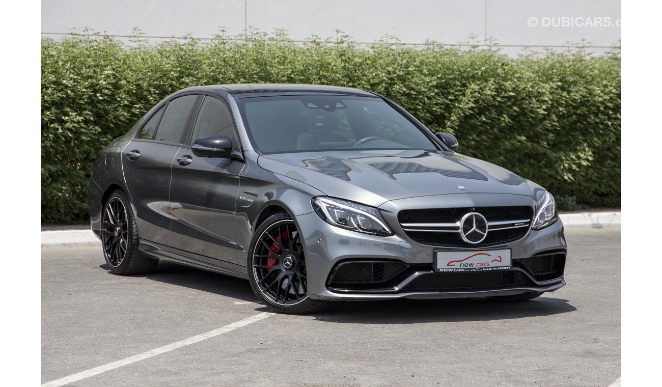 مرسيدس بنز C 63 AMG s AMG - 2017 - GCC - ASSIST AND FACILITY IN DOWN PAYMENT - 3510 AED/MONTHLY