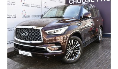 إنفينيتي QX80 AED 2399 PM | 5.6L LUXURY V8 4WD GCC DEALER WARRANTY