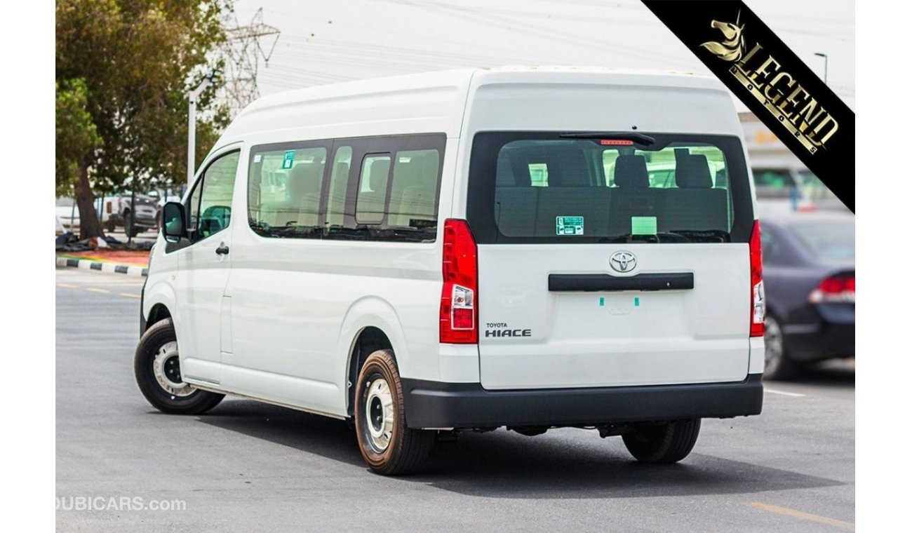 تويوتا هاياس 2021 Toyota Hiace 2.8L High-roof MT | 13 Seats + Black Bumper + 2 Point Seat Belt