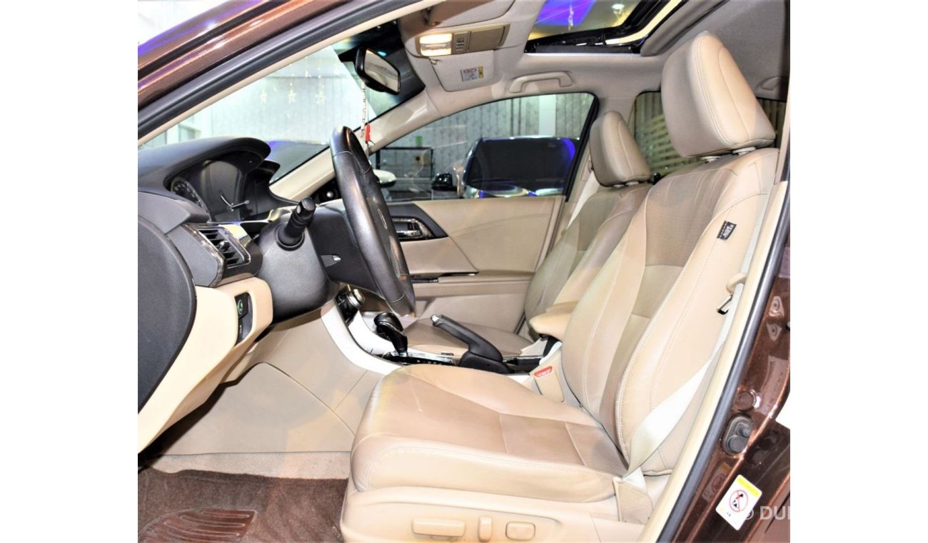 Honda Accord Amazing Honda Accord 2013 Model!! in Brown Color! GCC Specs