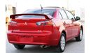 Mitsubishi Lancer GLS Mitsubishi Lancer 2017 GCC in excellent condition