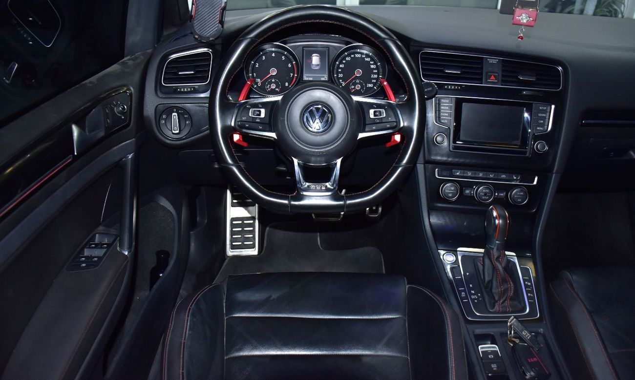 Volkswagen Golf GTI EXCELLENT DEAL for our Volkswagen GTi ( 2014 Model ) in White Color GCC Specs