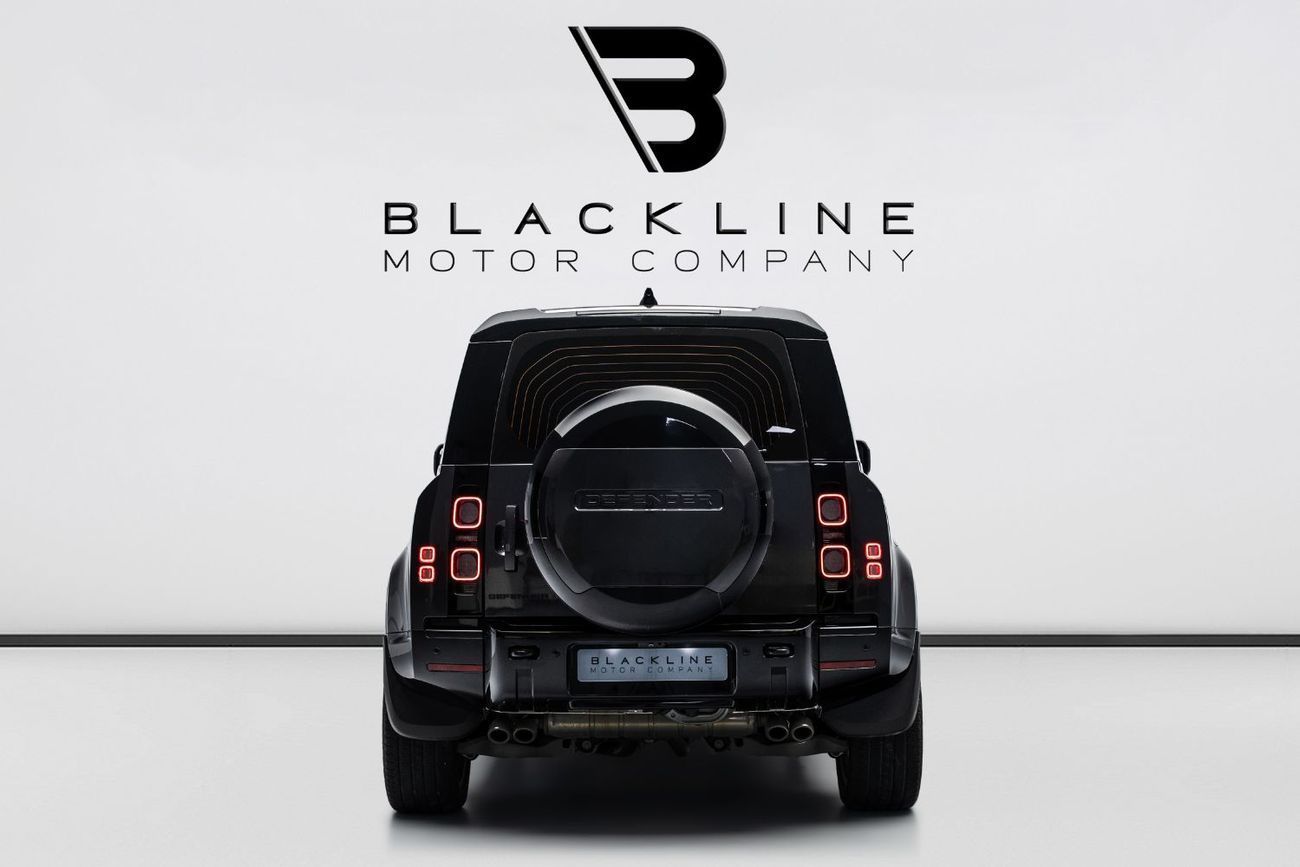 Land Rover Defender 110 X P525 5.0L BUY NOW, PAY 2027 | THE BLACKLINE STANDARD | 2025 Land Rover Defender 110 V8, 5.0 SC