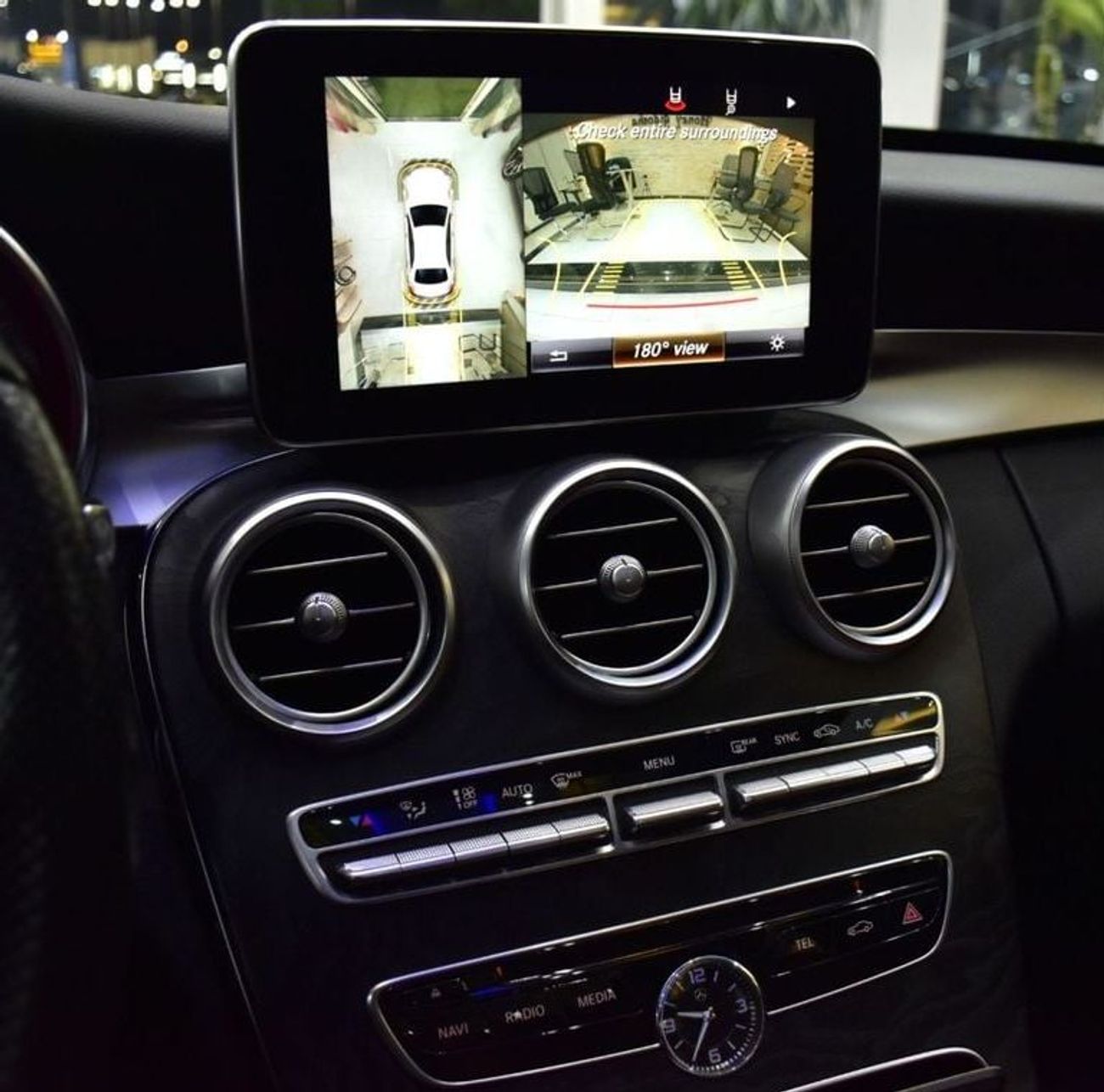 Mercedes-Benz C 200 EXCELLENT DEAL for our Mercedes Benz C200 ( 2017 Model ) in White Color GCC Specs