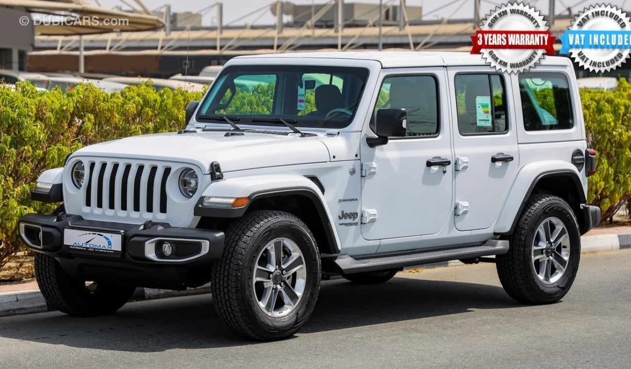 Jeep Wrangler Unlimited Sahara V6 , GCC , 2022 , 0Km , With 3 Yrs or 60K Km WNTY @Official Dealer