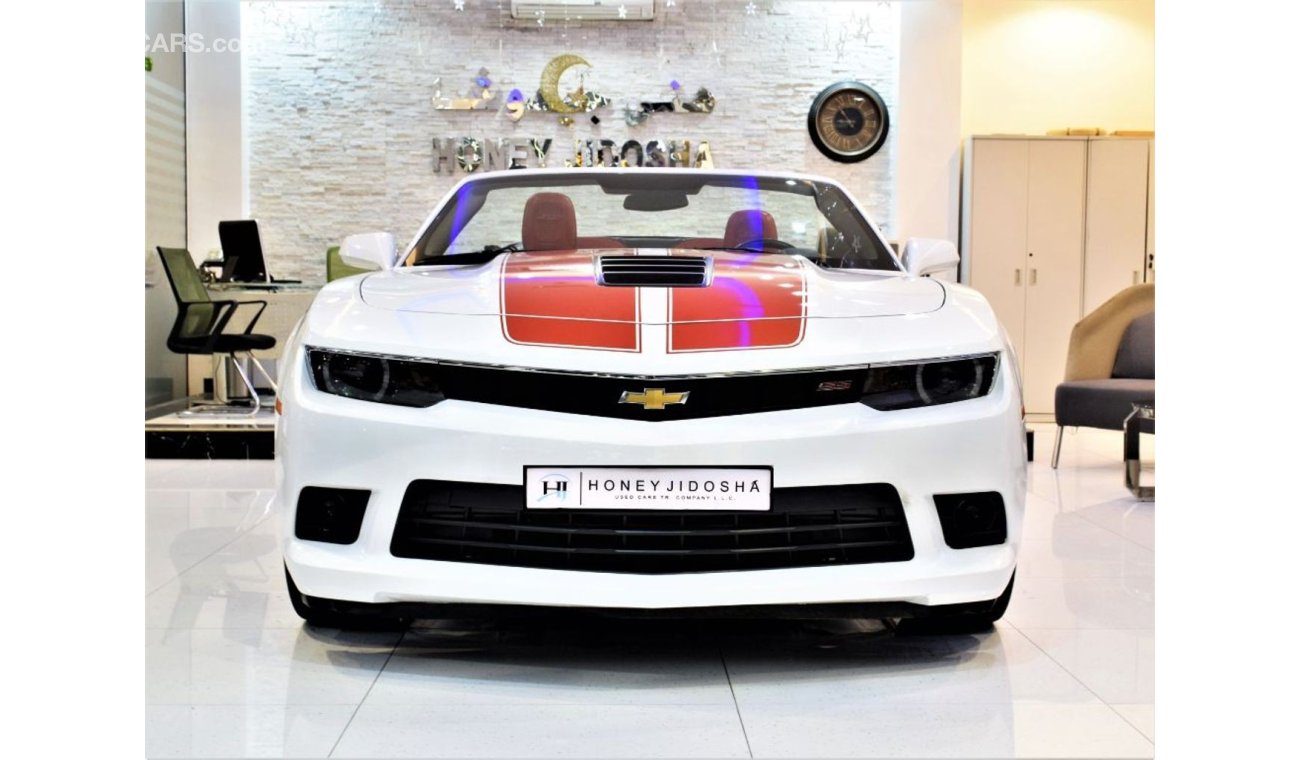 شيفروليه كامارو ONLY 31000 KM!! Amazing Chevrolet Camaro SS 2015 Model!! in White Color! American Specs