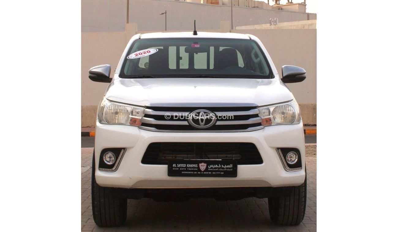 تويوتا هيلوكس GL 2 تويوتا هايلوكس 2020 خليجي ديزل فور ويل بحالة ممتازة