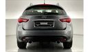 Infiniti QX70 Luxury / Luxe Sensory | 1 year free warranty | 7 day return policy | Zero down payment