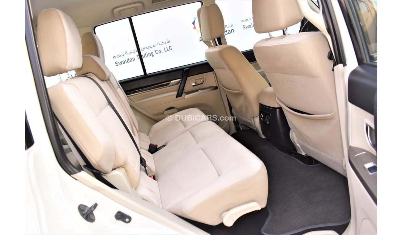 Mitsubishi Pajero AED 1249 PM I 3.0L GLS V6 4WD GCC DEALER WARRANTY