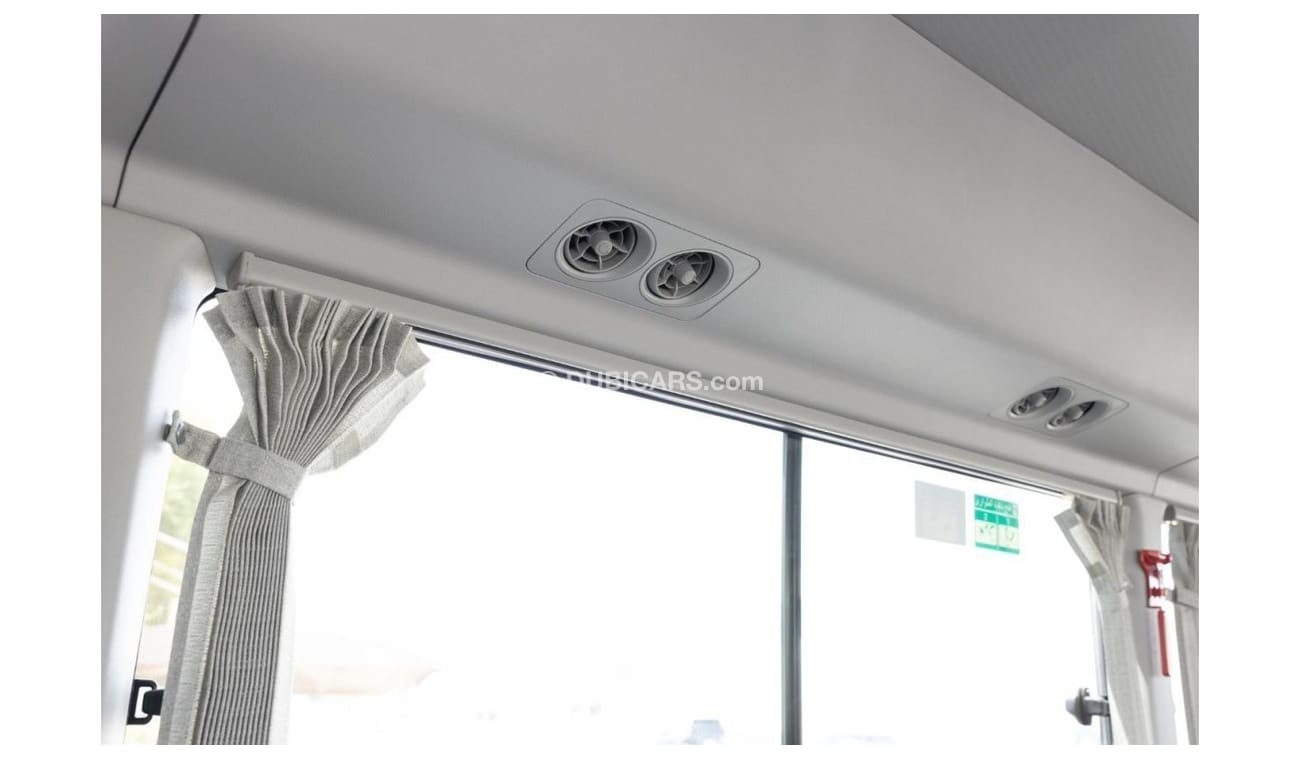 تويوتا كوستر 2023 Toyota Coaster 4.2L 23 Seats + 3 Point Seat Belt + Auto Pass. Door + Door Step Light