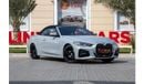 BMW 420i M Sport 2.0L BMW 420i M-Sport Convertible 2022 GCC under Agency Warranty and Service Contract with F