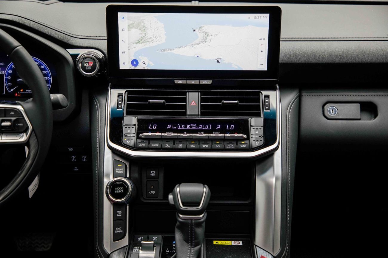 تويوتا لاند كروزر GRS 3.5L - Black Inside Maroon | Export Only