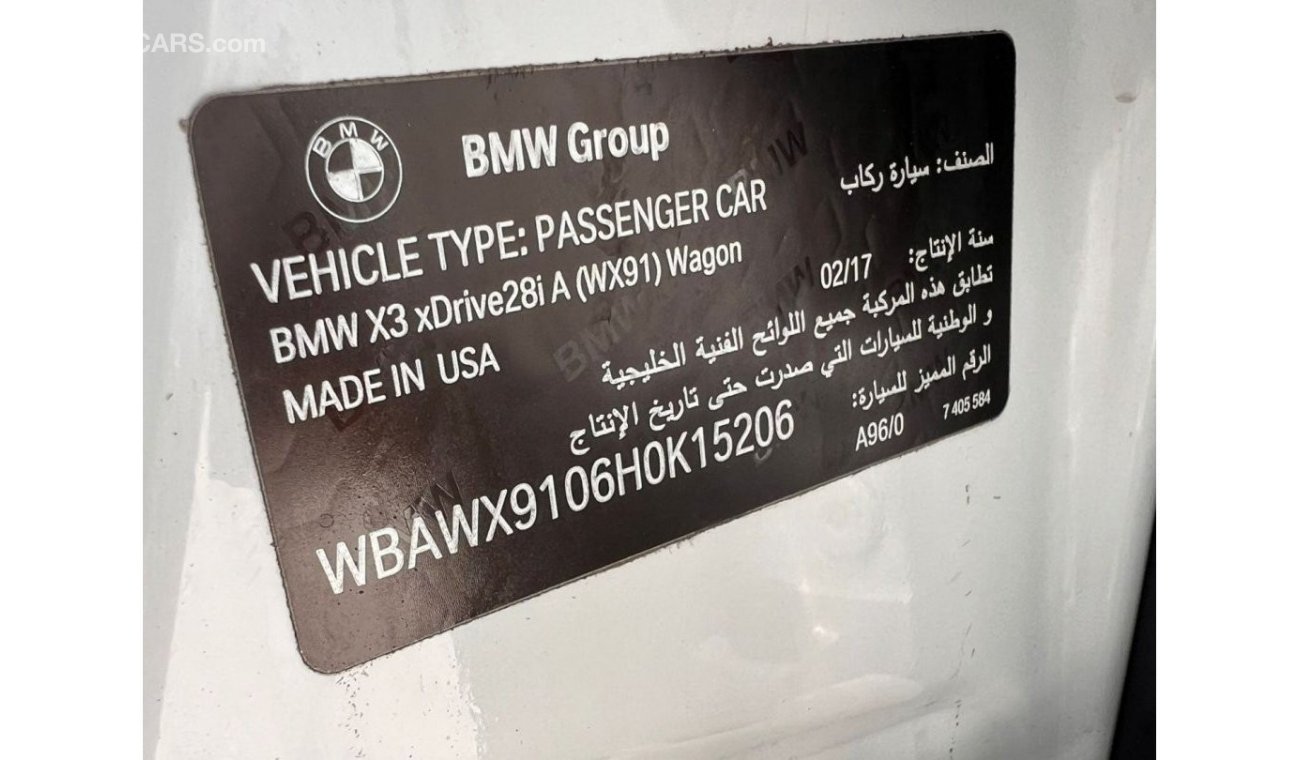 بي أم دبليو X3 xDrive 28i