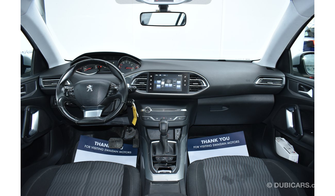 Peugeot 308 1.6L ACTIVE 2016 MODEL GCC SPECS