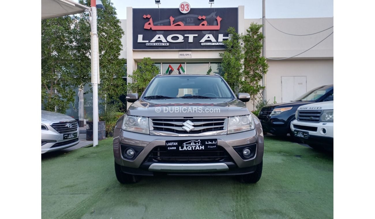 Suzuki Grand Vitara 2015 GCC model, agency dye, cruise control, alloy wheels, camera sensors, Android screen, in excelle