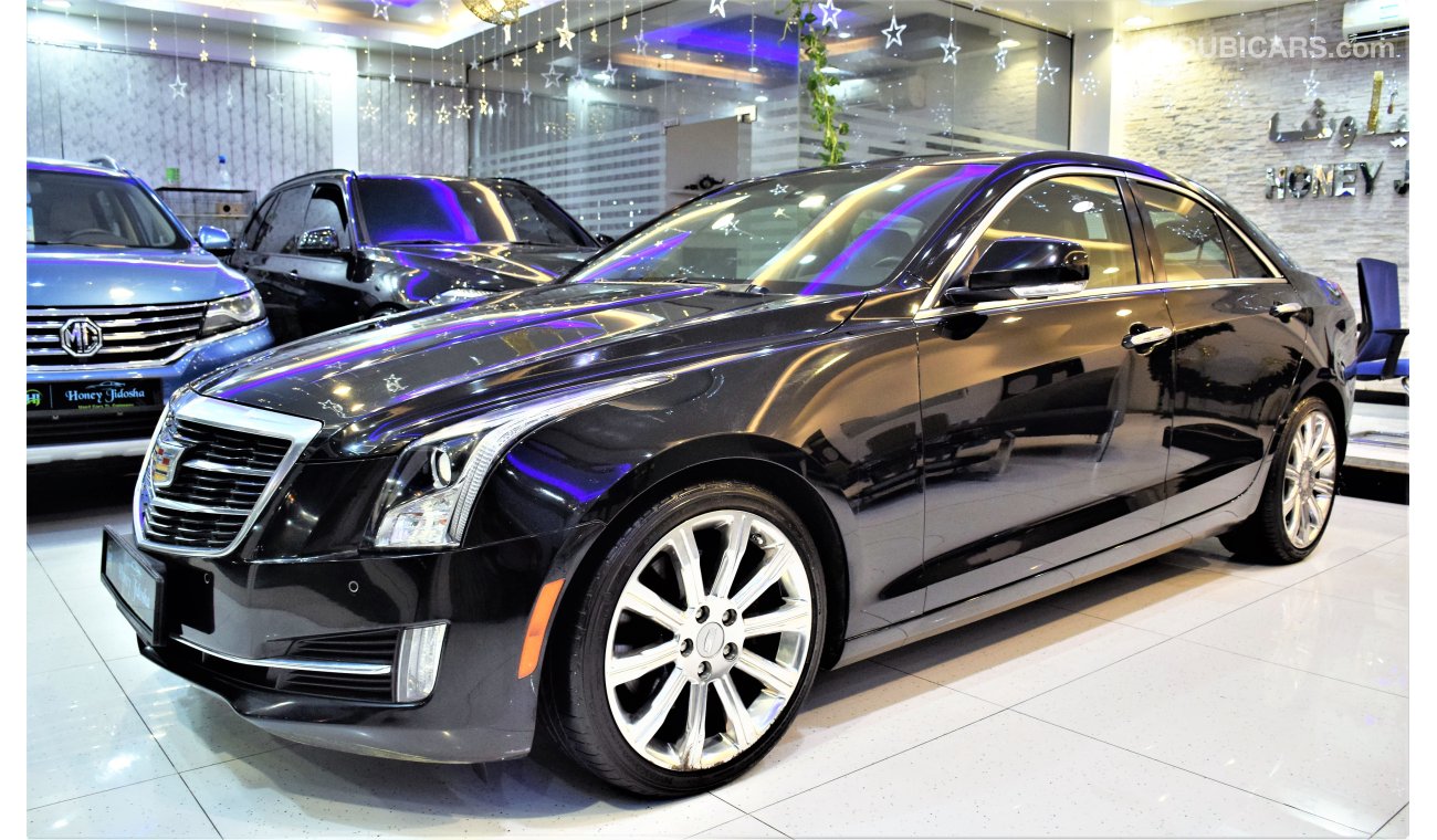 Cadillac ATS 2015 Model!! in Nice Black Color! GCC Specs