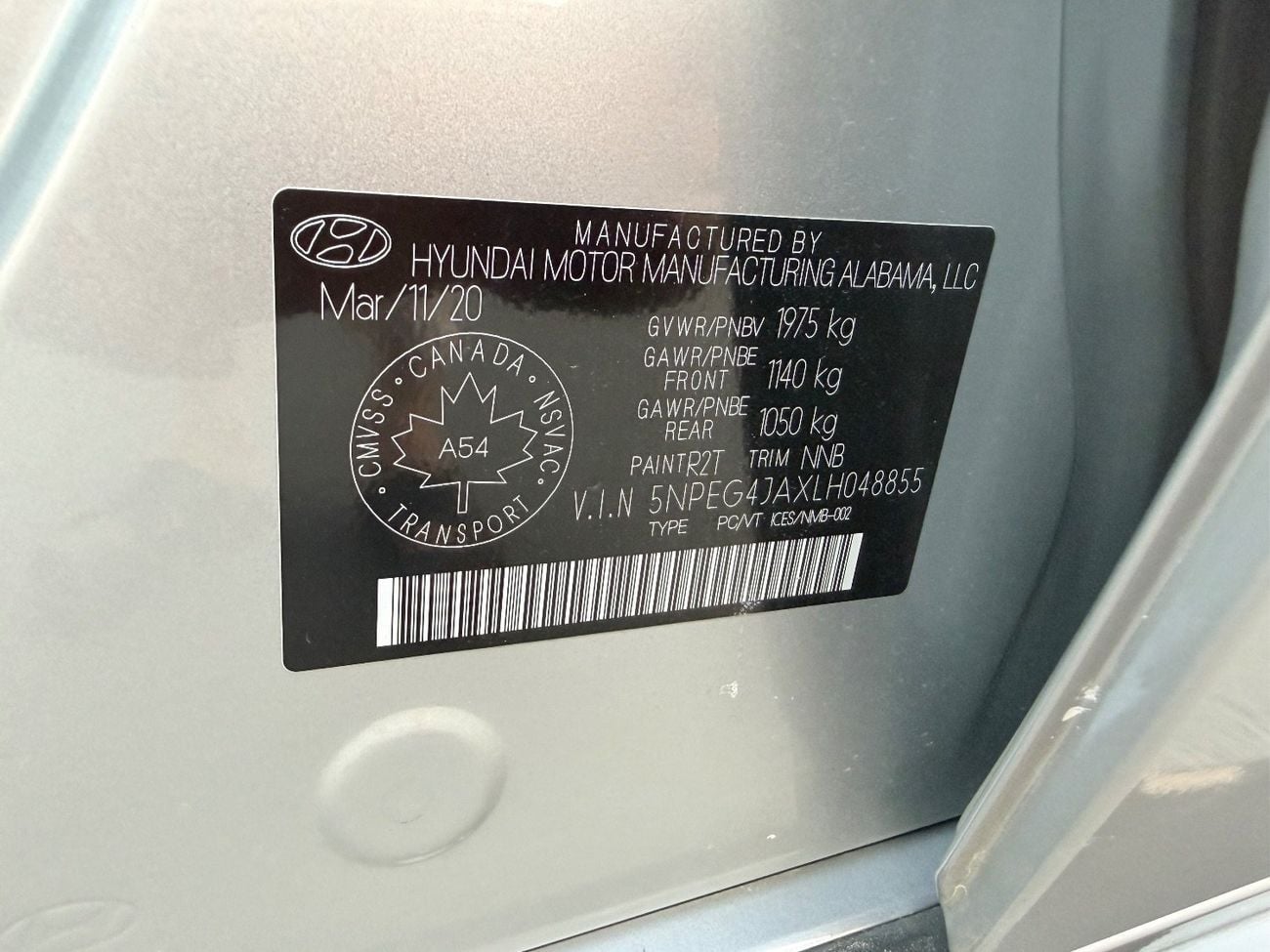 Hyundai Sonata Premium 2.5L