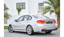 BMW 330i M Kit - Full Agency History - AED 1,743 Per Month! - 0% DP