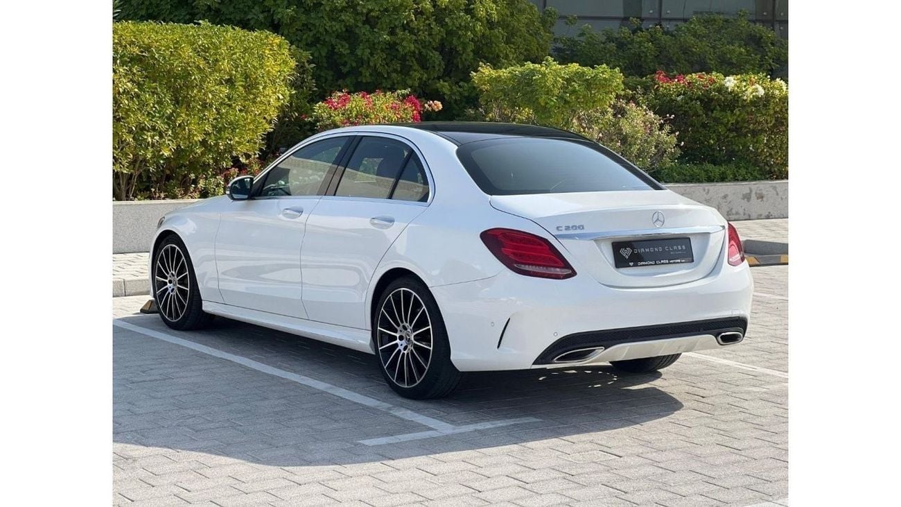 Mercedes-Benz C 200 AMG Pack Mercedes C200 AMG 360 Camera Panoramic  Ventilation Seats  Full option GCC 2018  61,000 KM