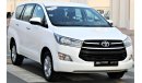 Toyota Innova Toyota Innova 2018 GCC in excellent condition without accidents, very clean from inside and outside