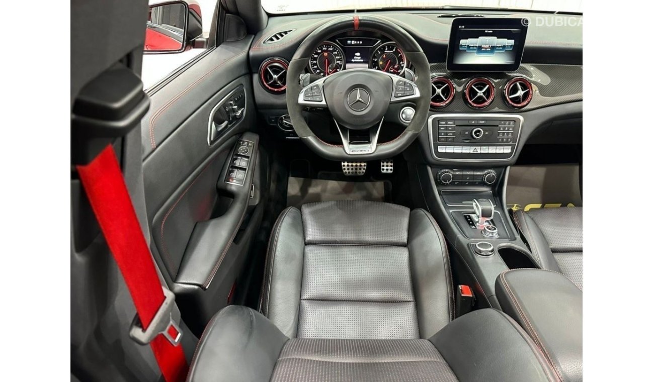 مرسيدس بنز CLA 45 AMG Std 2018 Mercedes Benz CLA45 AMG 4MATIC, Warranty, Service History, Full Options, GCC