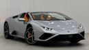 Lamborghini Huracan 2023 Lamborghini Huracan Evo Spyder, April 2026 Lamborghini Warranty + Service Pack, Low Kms, GCC