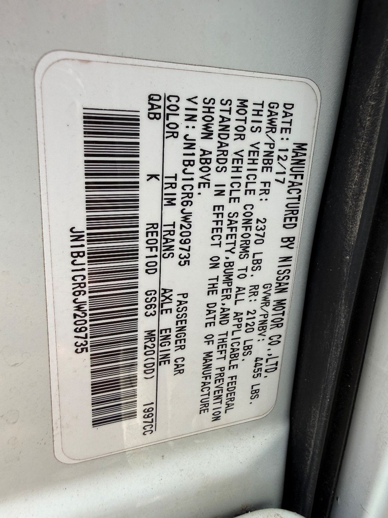 نيسان روج Nissan Rouge Sport 2018 SV