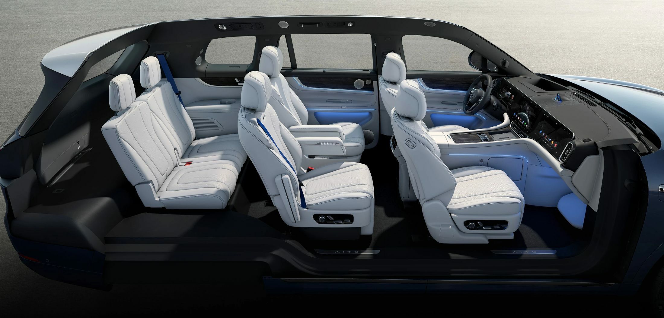 Aito 9 interior - Seats