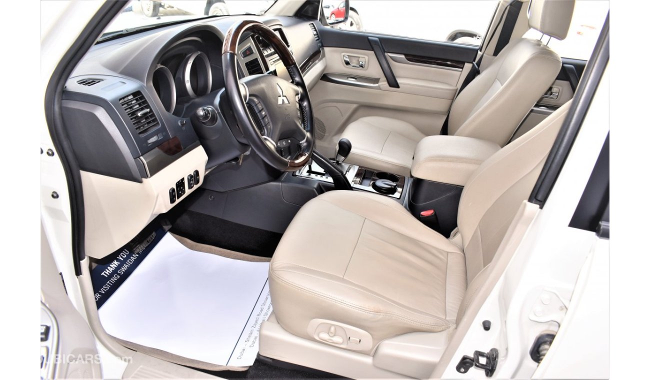 ميتسوبيشي باجيرو AED 1664 PM | 3.8L GLS V6 4WD GCC DEALER WARRANTY
