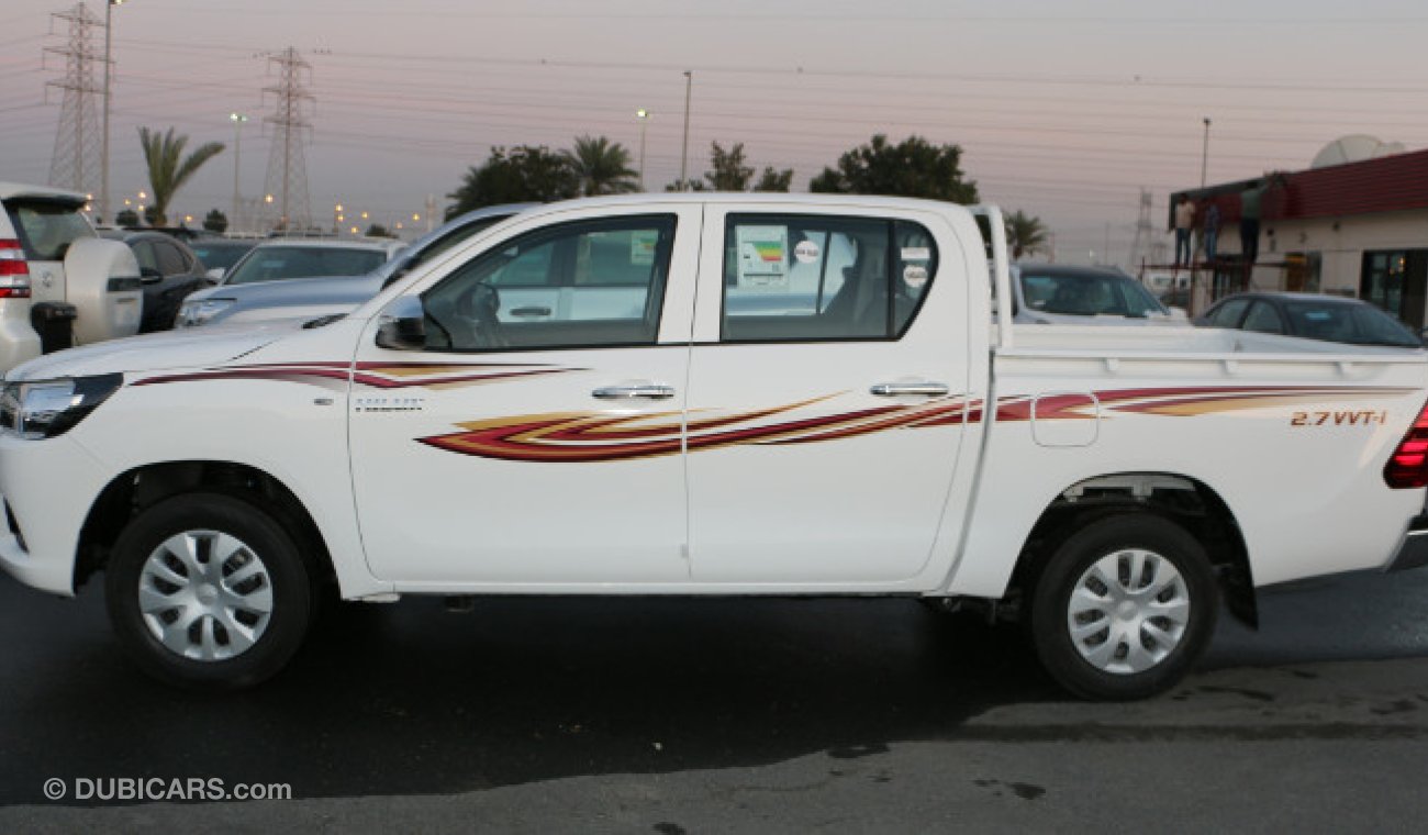 تويوتا هيلوكس 2.7L GL Petrol Manual 4x2 D-Cab New(Export Only)