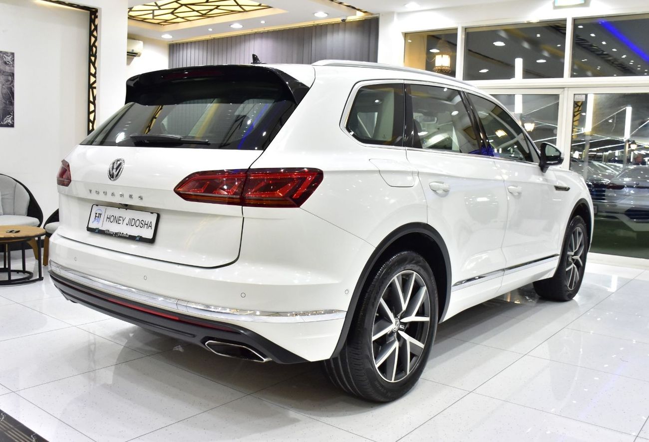 Volkswagen Touareg EXCELLENT DEAL for our Volkswagen Touareg ( 2019 Model ) in White Color GCC Specs