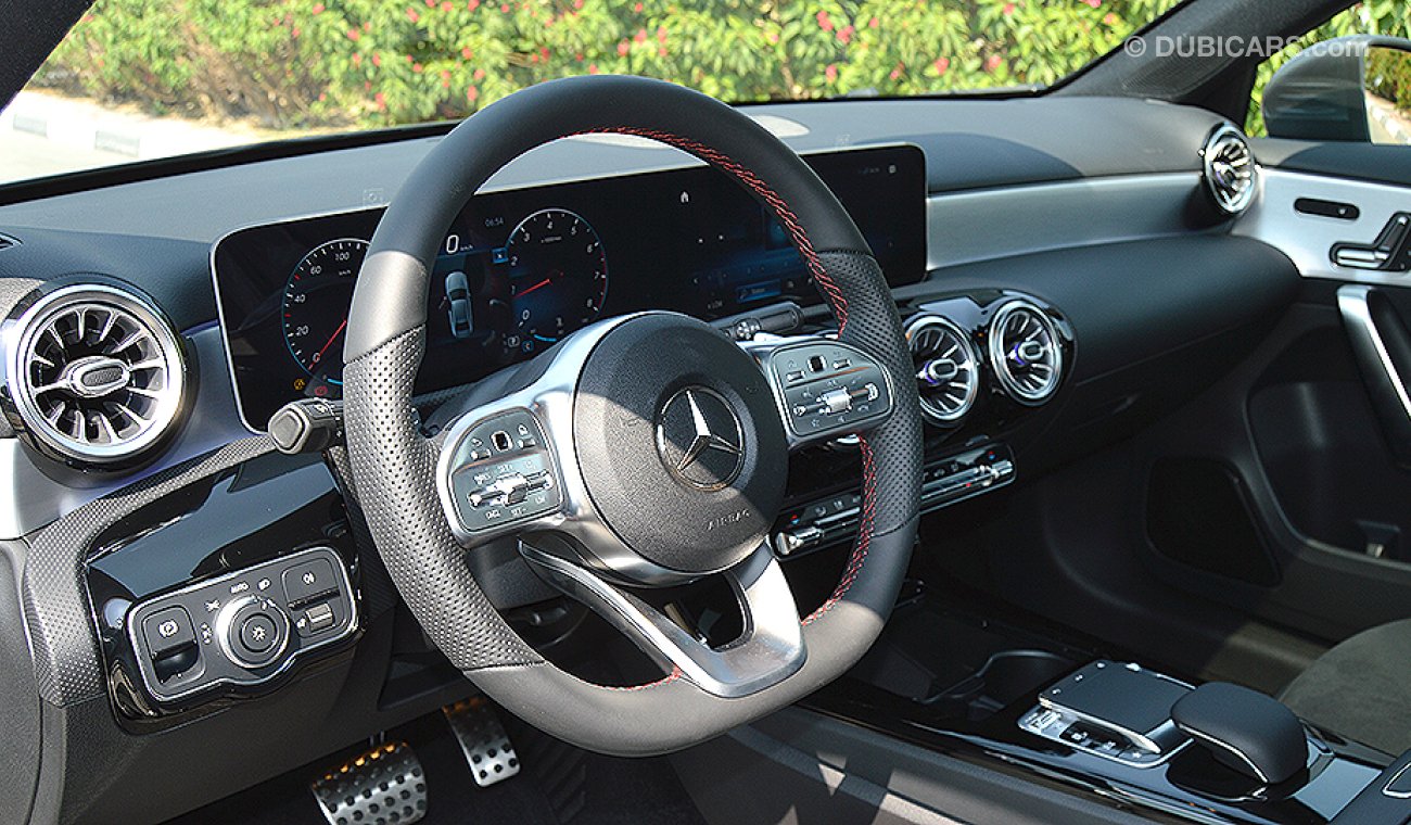 مرسيدس بنز A 200 AMG 2020, I-4 GCC, 0km with 2 Years Unlimited Mileage Warranty + 3 Years FREE Service