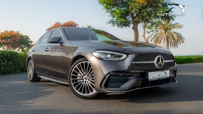 مرسيدس بنز C 200 AMG Premium EQ Boost 1.5T RWD GCC 0Km With 2 Years Unlimited Mileage Warranty At Official Dealer BRA