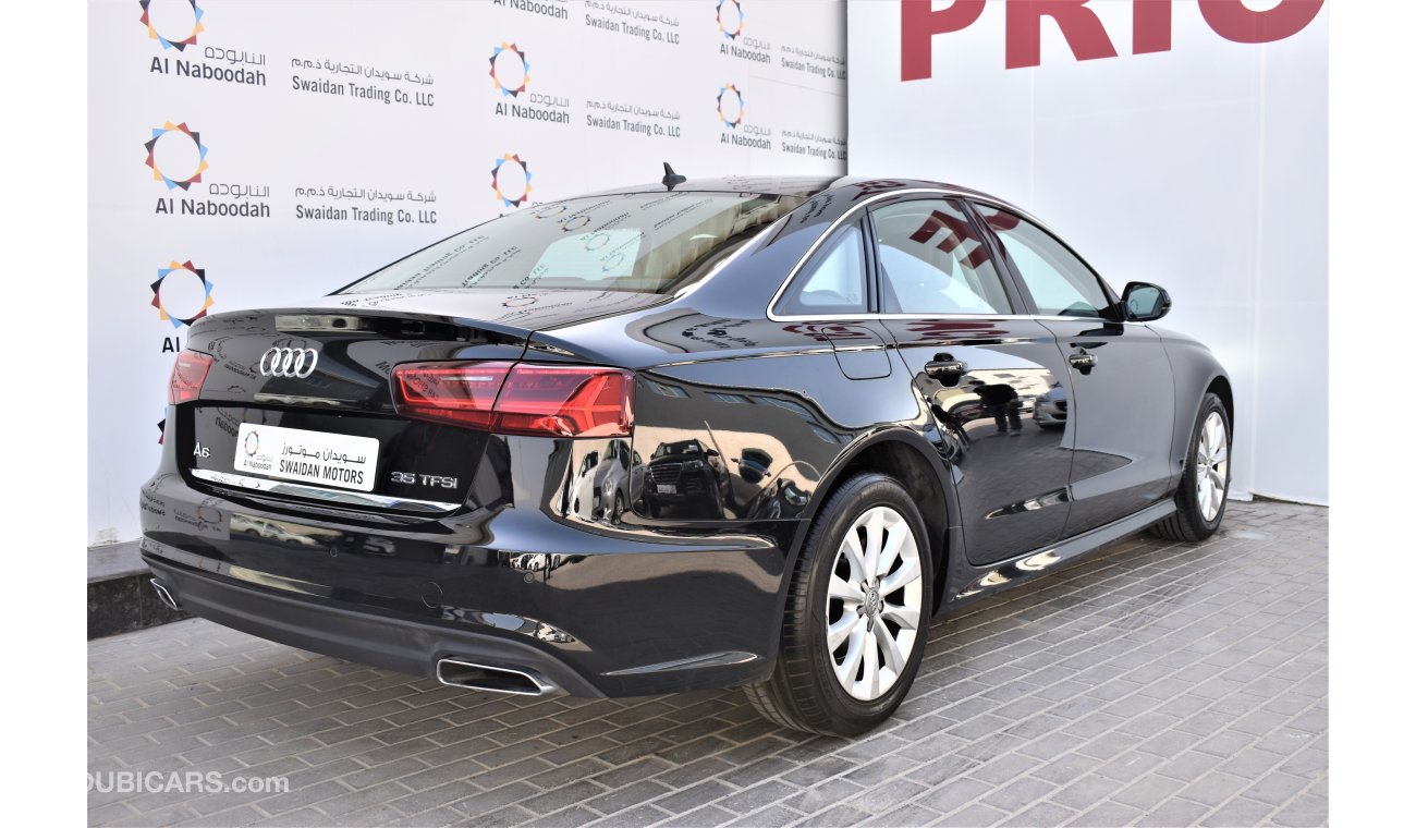 Audi A6 1.8L 35 TFSI 2018 GCC SPECS WITH SERVICE CONTRACT UP TO 2022 OR 75,000KM