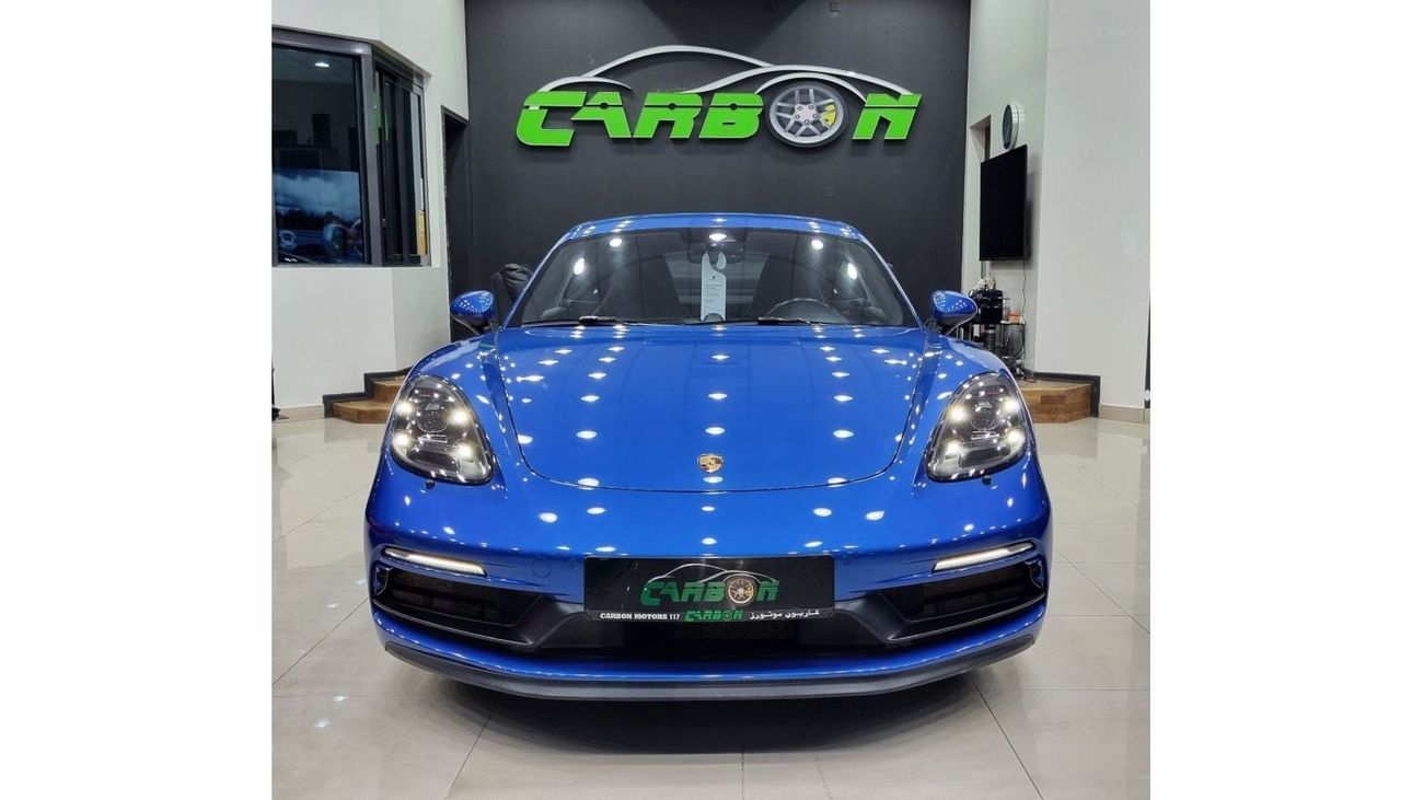 بورش كايمان 718 GTS 2.5L PORSCHE 718 CAYMAN GTS 2018 GCC FULL SERVICE HISTORY FROM PORSCHE FOR 275K AED