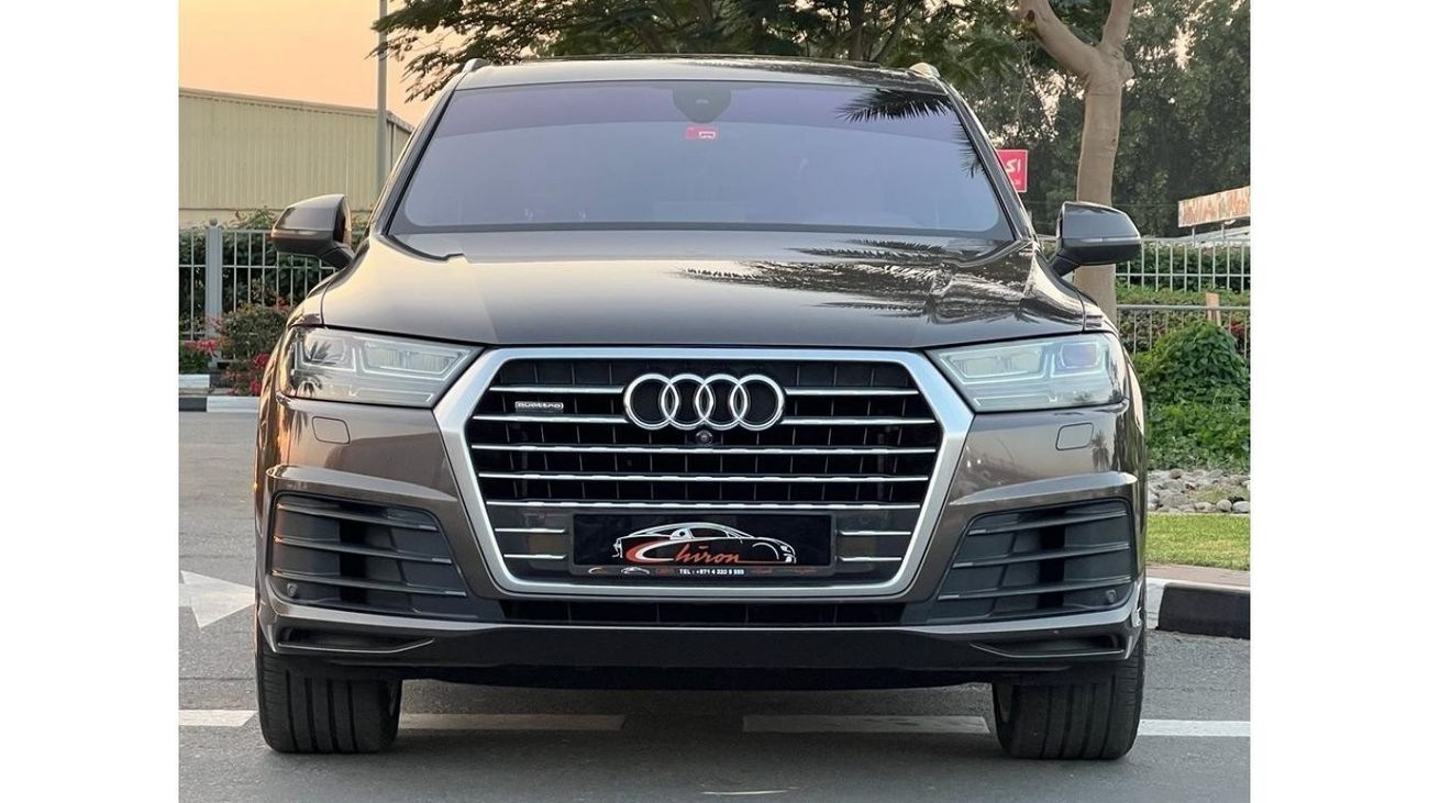 Audi Q7 45 TFSI quattro S-Line AUDI Q7 2016 GCC 45TFSI QUATTRO S LINE 7 SEATER FULL SERVICE HISTORY IN PERFE