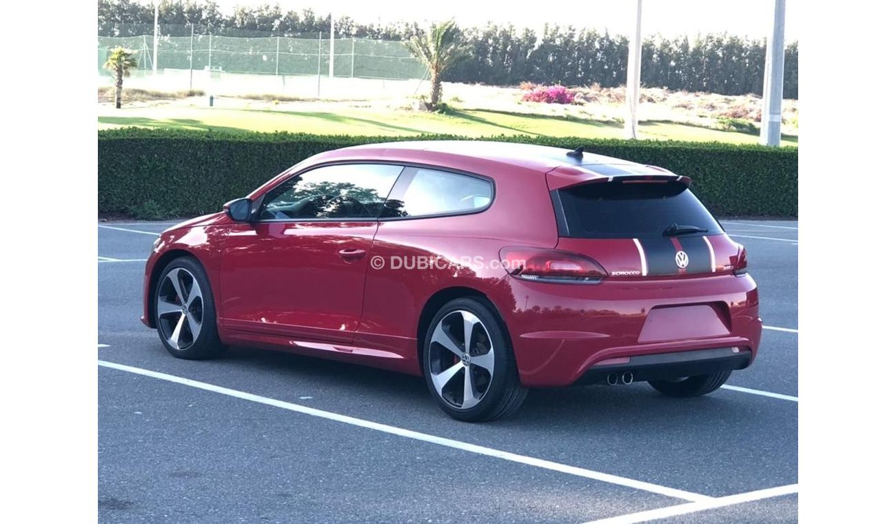 Volkswagen Scirocco R-Line MODEL 2014 GCC CAR PREFECT CONDITION INSIDE AND OUTSIDE FULL OPTION PANORAMIC ROOF LEATHER SE